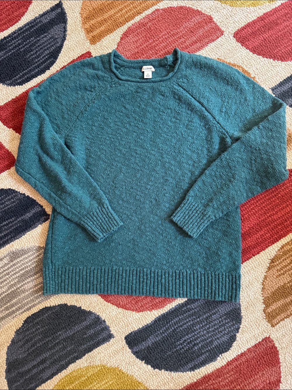 L.L. Bean roll neck sweater, size medium